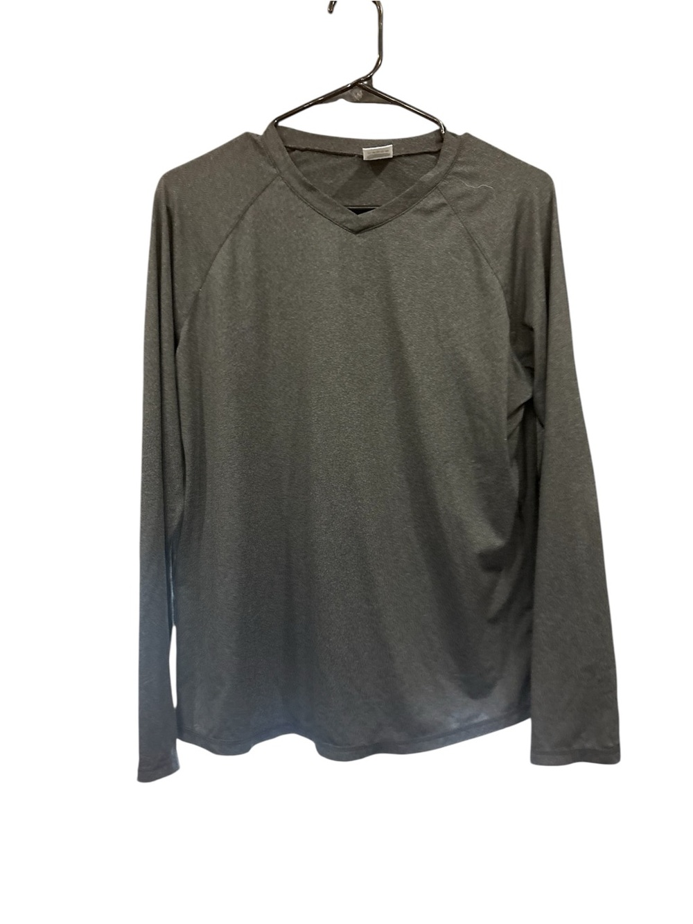 Women’s Long-Sleeve V-Neck Performance Shirt - Charcoal 3 pack